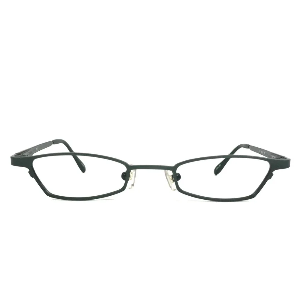 ogi Petite Eyeglasses Frames 2146 COL. 563 Dark Green Rectangle 40-21-135